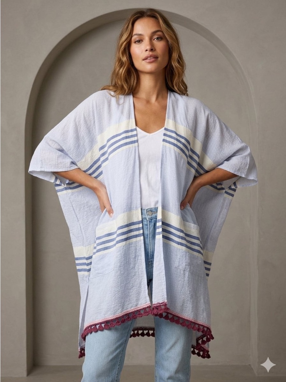 Fresh Produce Duster Kimono Cover Cardigan